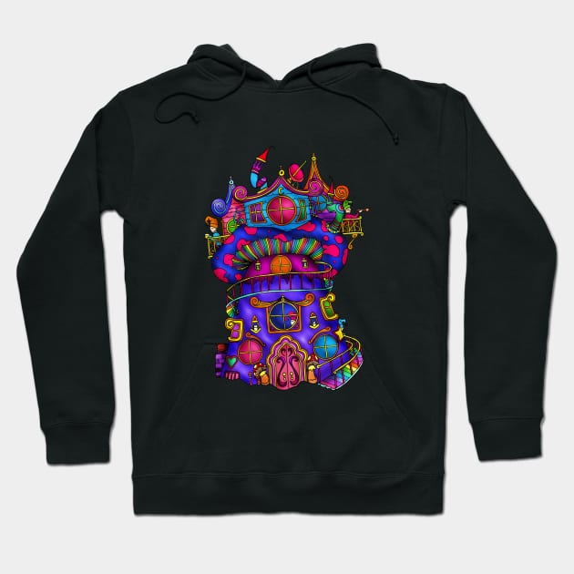 Mushroom Castle Hoodie by ogfx